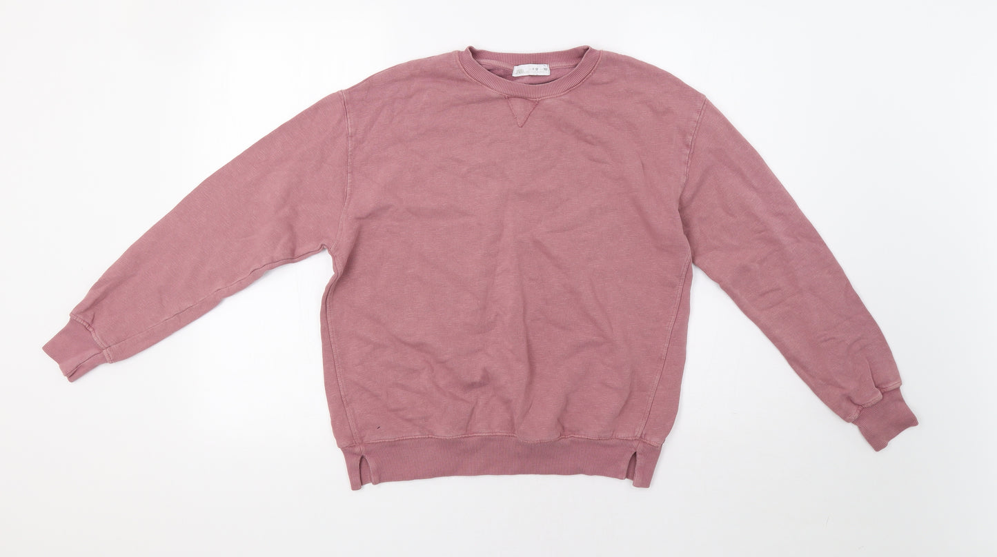 Zara Girls Pink   Pullover Sweatshirt Size 11-12 Years
