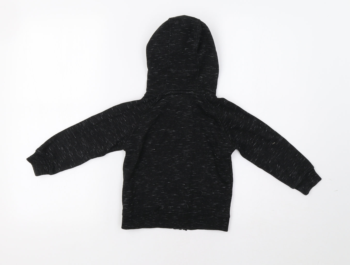 hullabaloo Boys Black   Full Zip Hoodie Size 3-4 Years