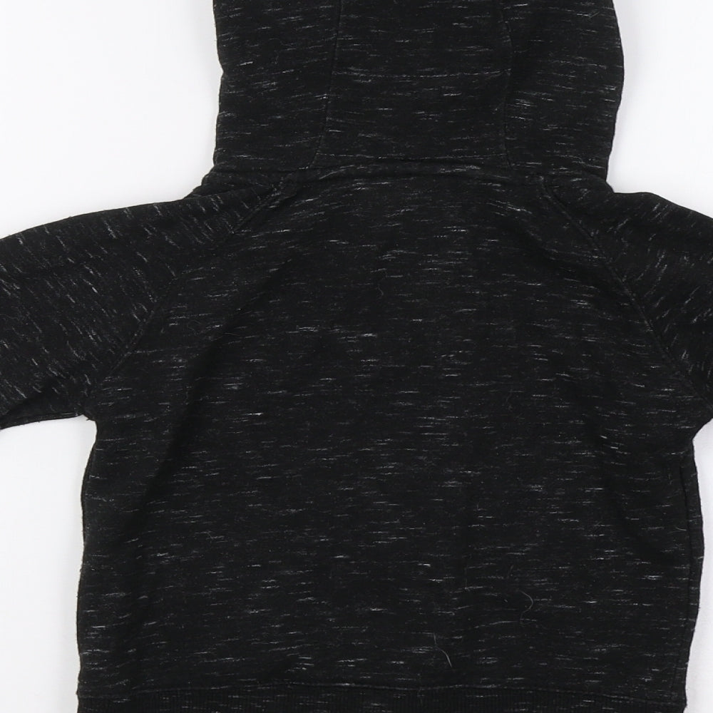 hullabaloo Boys Black   Full Zip Hoodie Size 3-4 Years