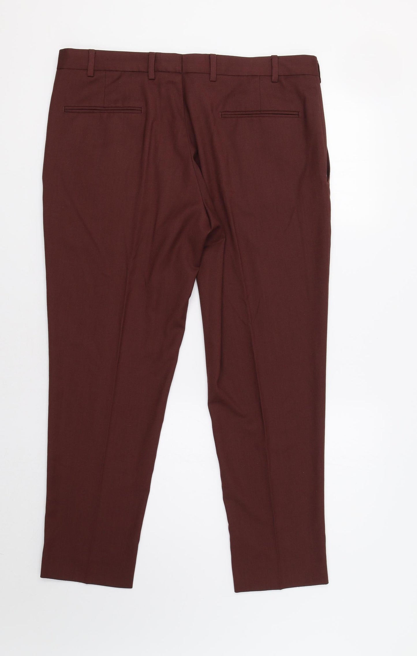 Red Herring Mens Red   Dress Pants Trousers Size 36 L29 in