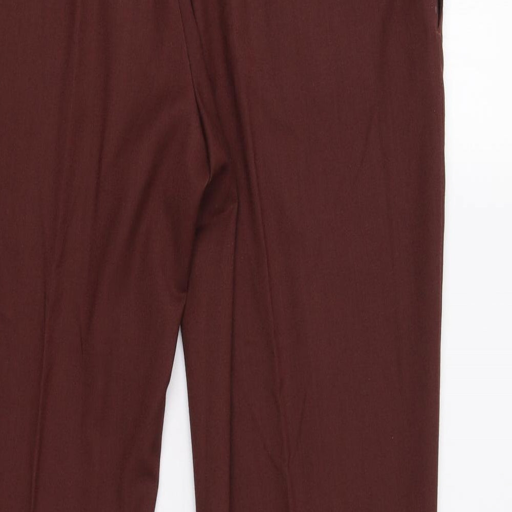 Red Herring Mens Red   Dress Pants Trousers Size 36 L29 in