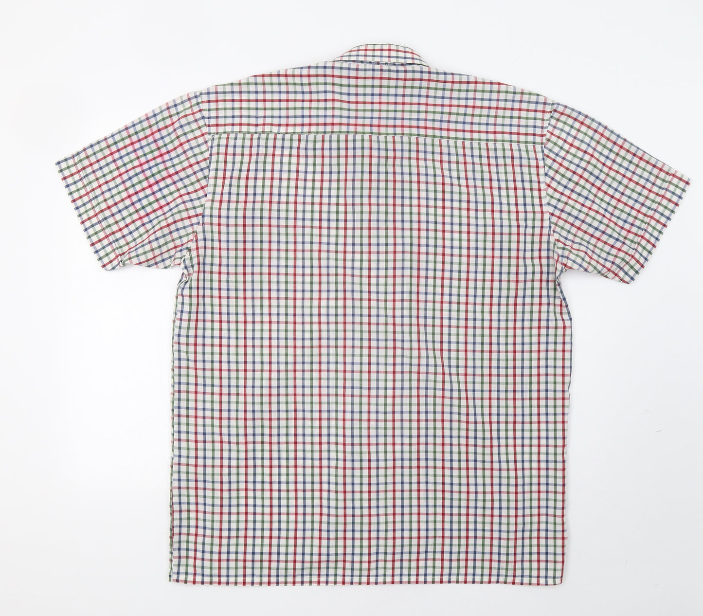 Champion Mens Red Check   Button-Up Size L