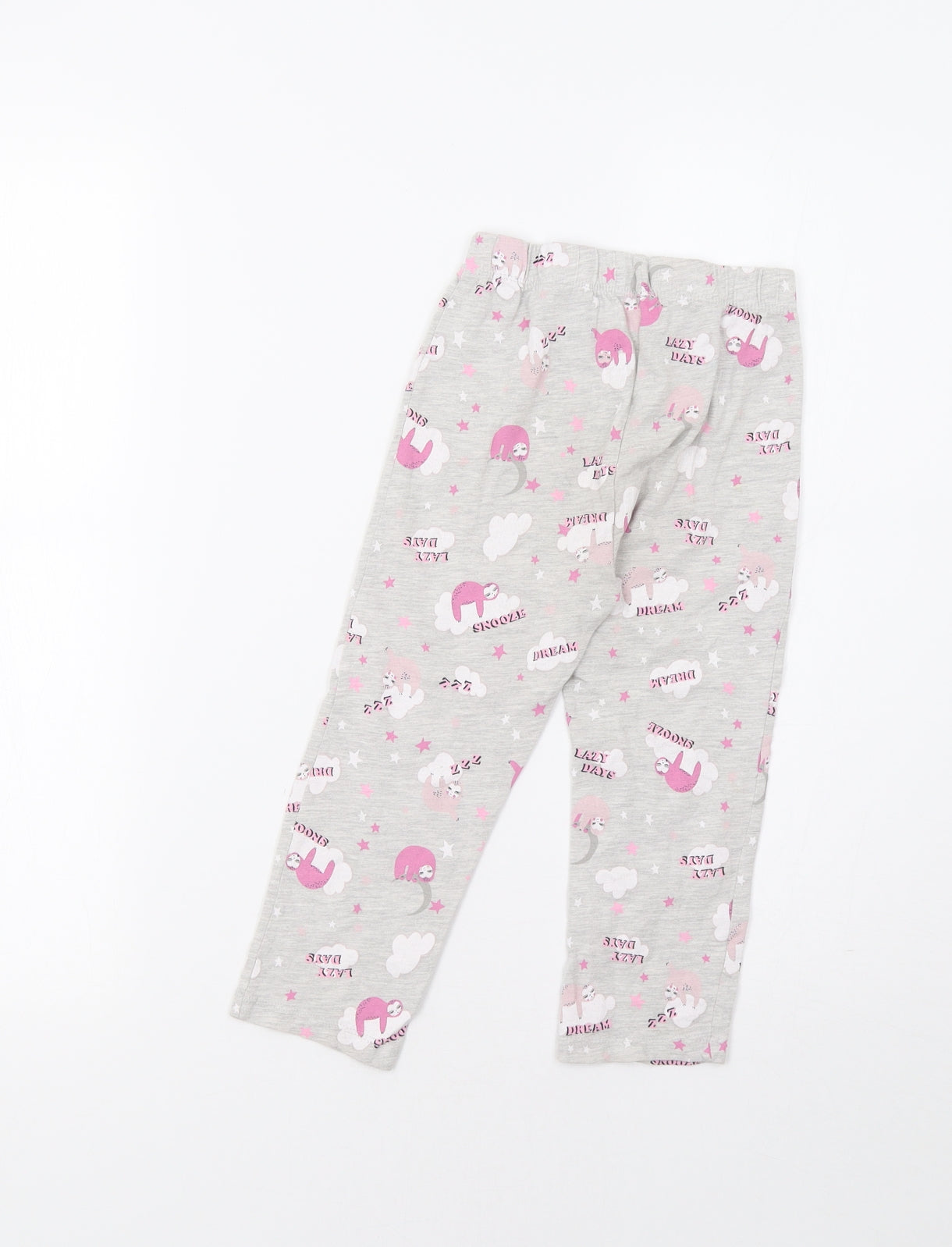 Primark Girls Grey    Lounge Pants Size 3-4 Years  - Sloth