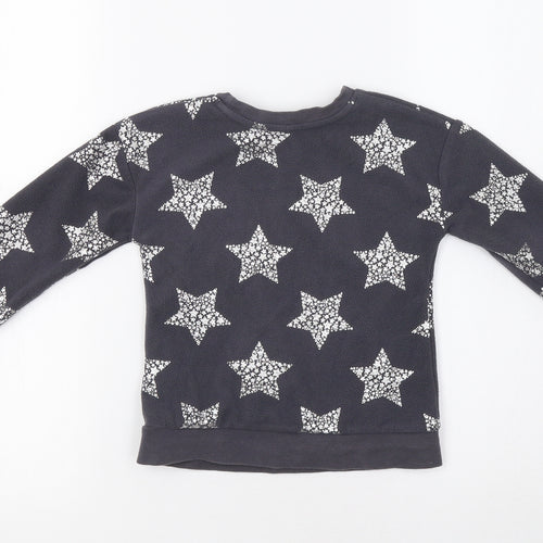 George Girls Grey   Pullover Sweatshirt Size 2-3 Years  - Star Print