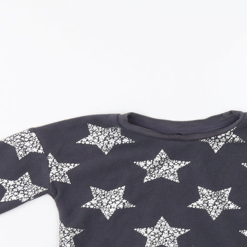 George Girls Grey   Pullover Sweatshirt Size 2-3 Years  - Star Print
