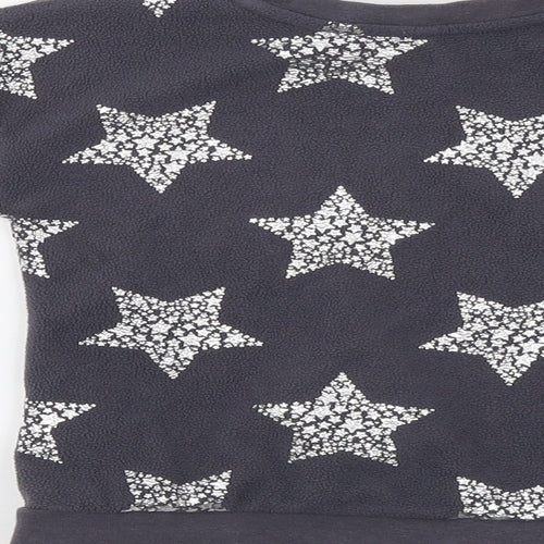 George Girls Grey   Pullover Sweatshirt Size 2-3 Years  - Star Print