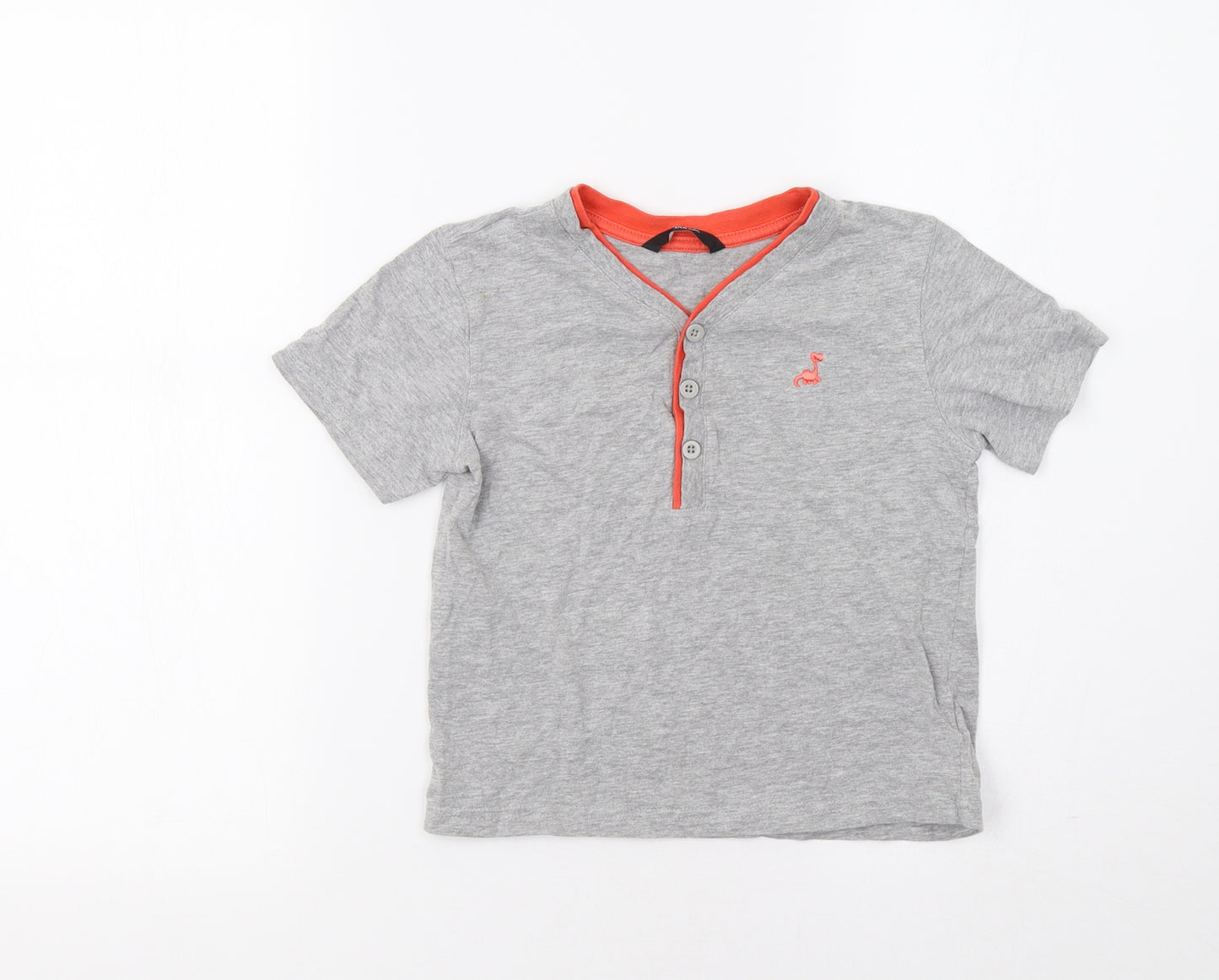 George Boys Grey   Pullover T-Shirt Size 4-5 Years