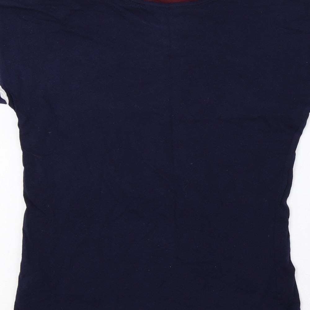 Primark Womens Blue Striped  Top Pyjama Top Size 6  - Harry Potter