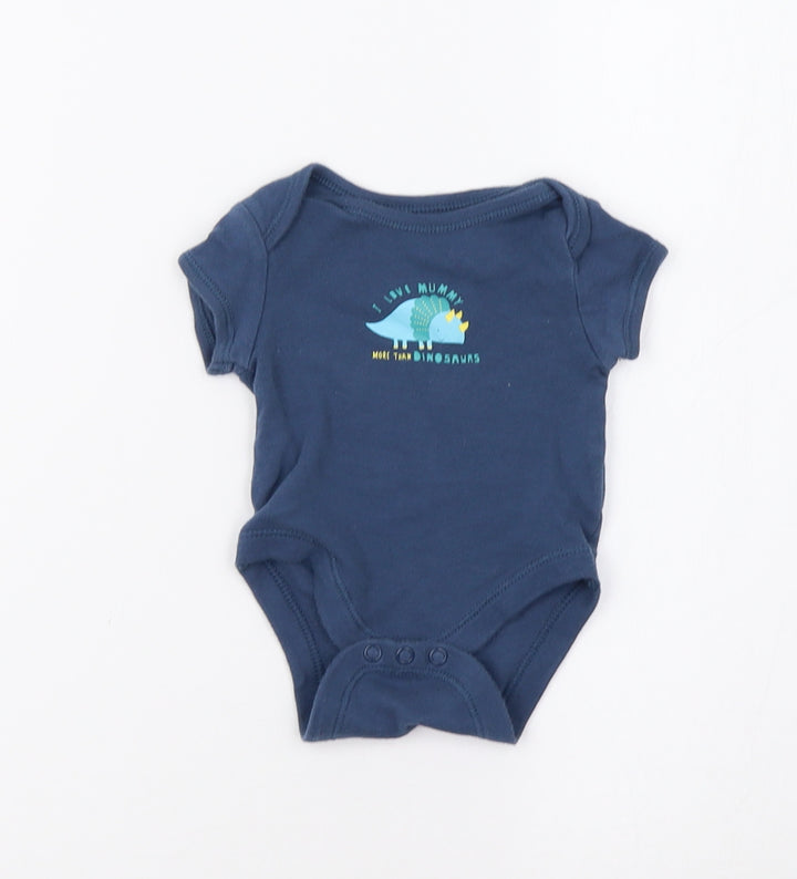 Early Days  Blue   Romper One-Piece Size 0-3 Months