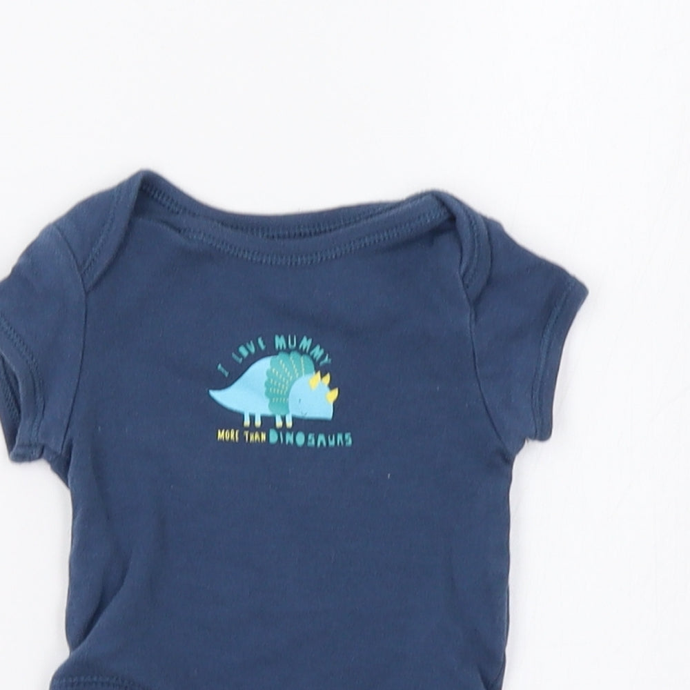 Early Days  Blue   Romper One-Piece Size 0-3 Months