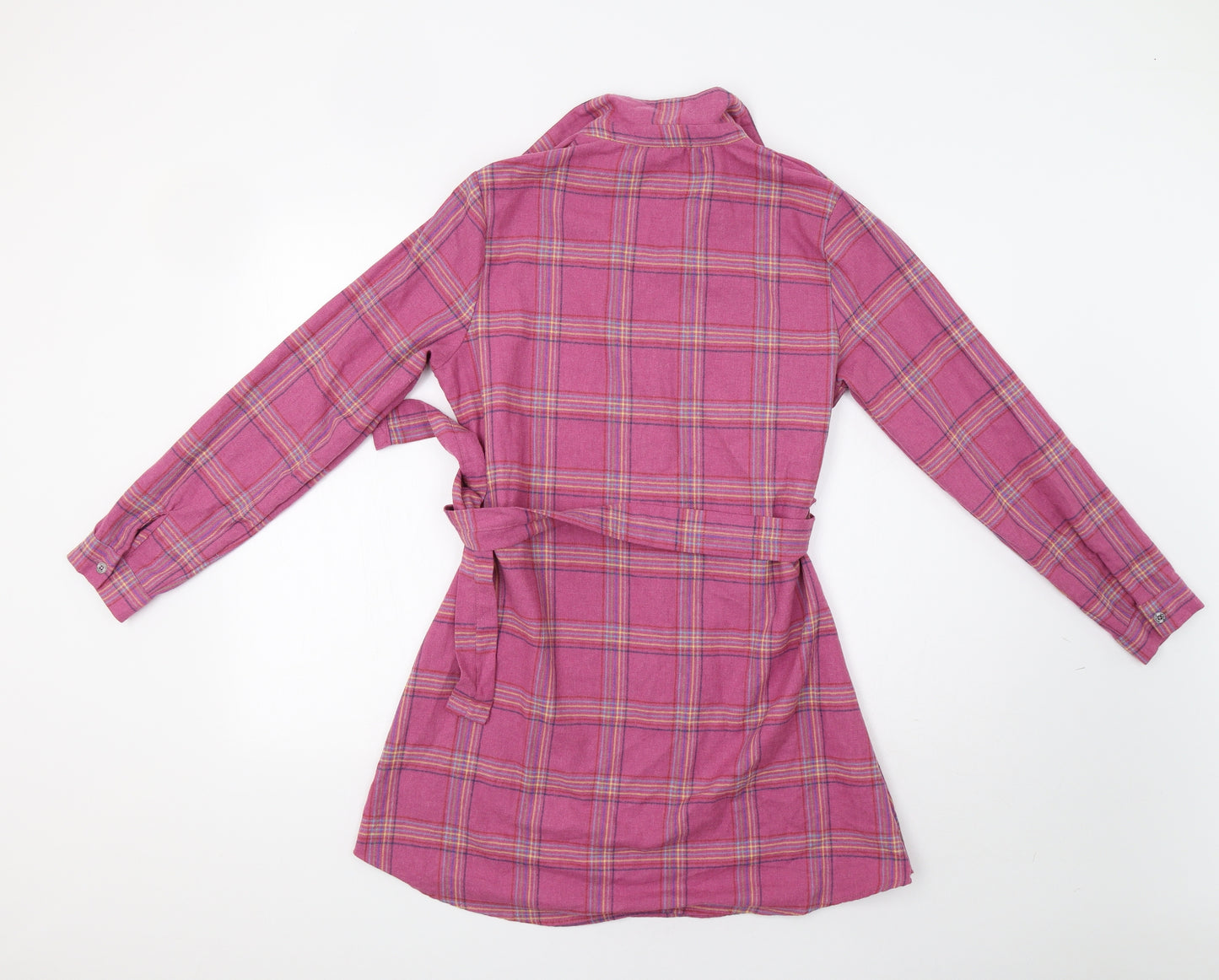My Polo X Womens Pink Check  Shirt Dress  Size M
