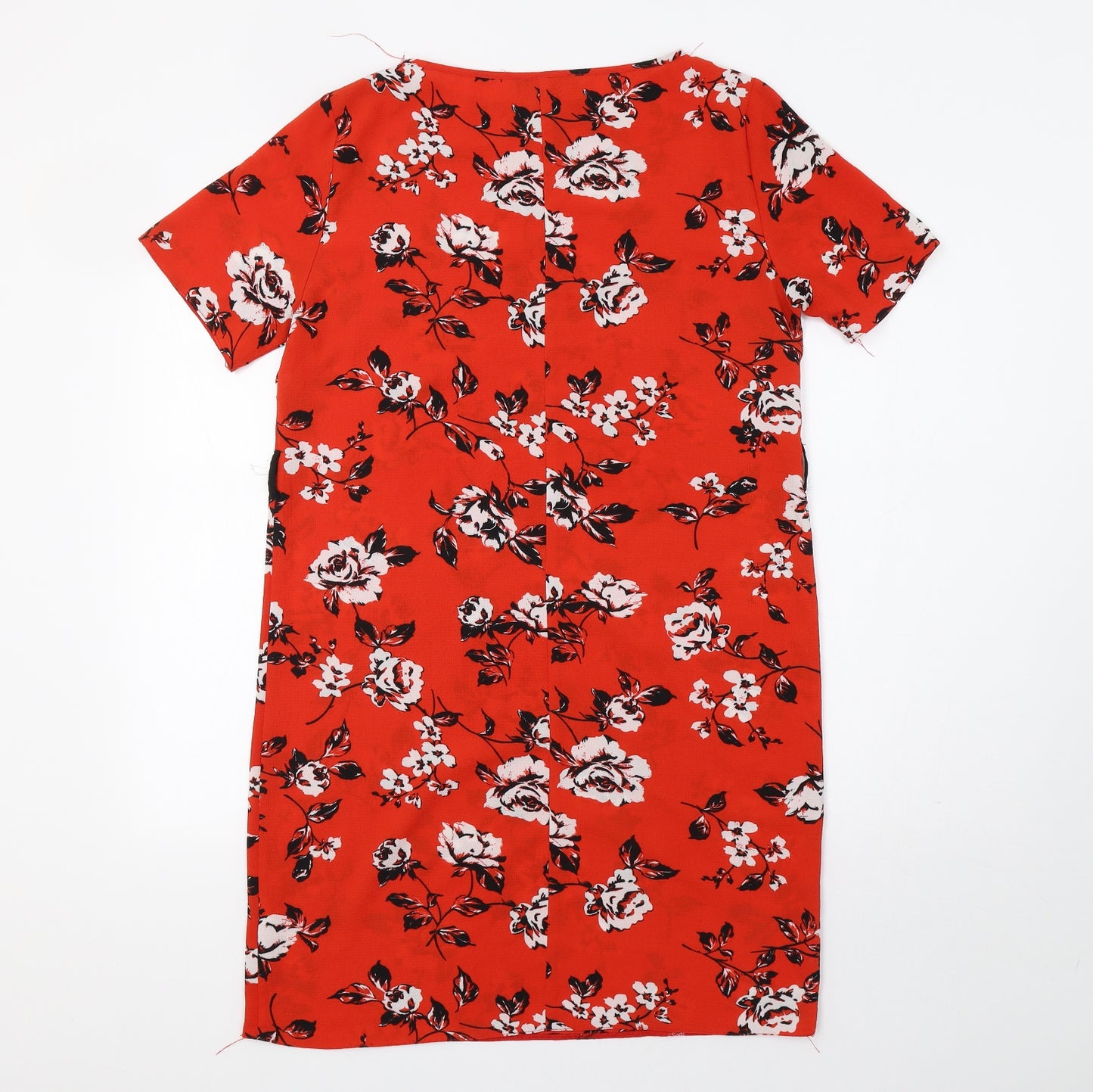 Primark Womens Red Floral  Sheath  Size 10