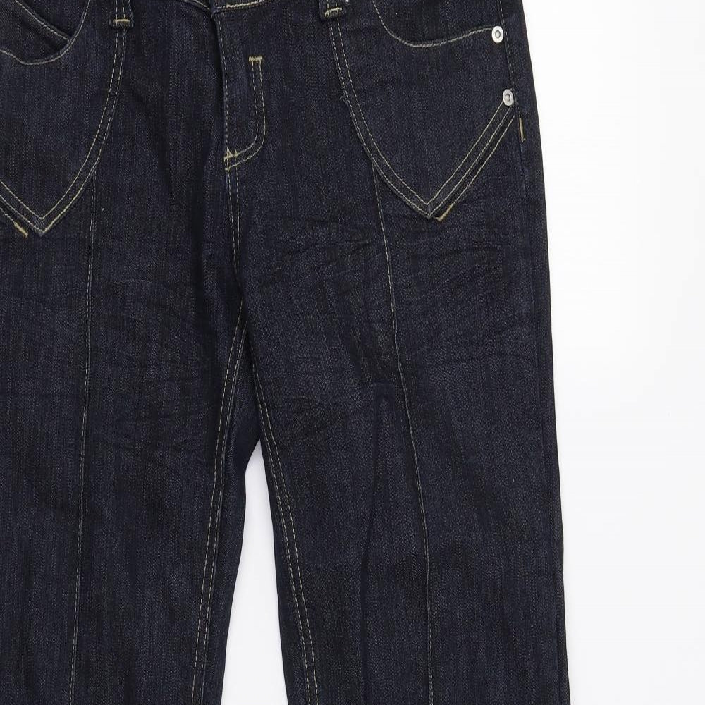 Yes Yes Womens Blue   Flared Jeans Size 12 L32 in