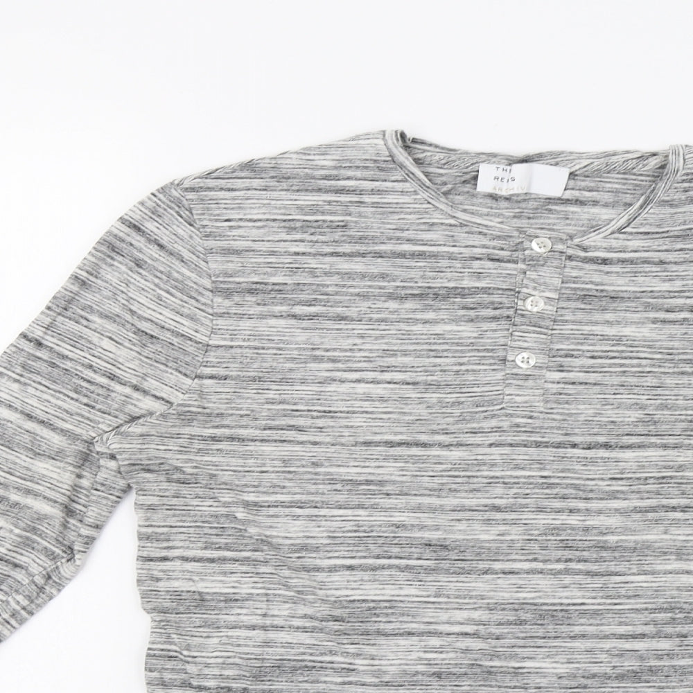 Reiss Womens Grey   Jersey T-Shirt Size S