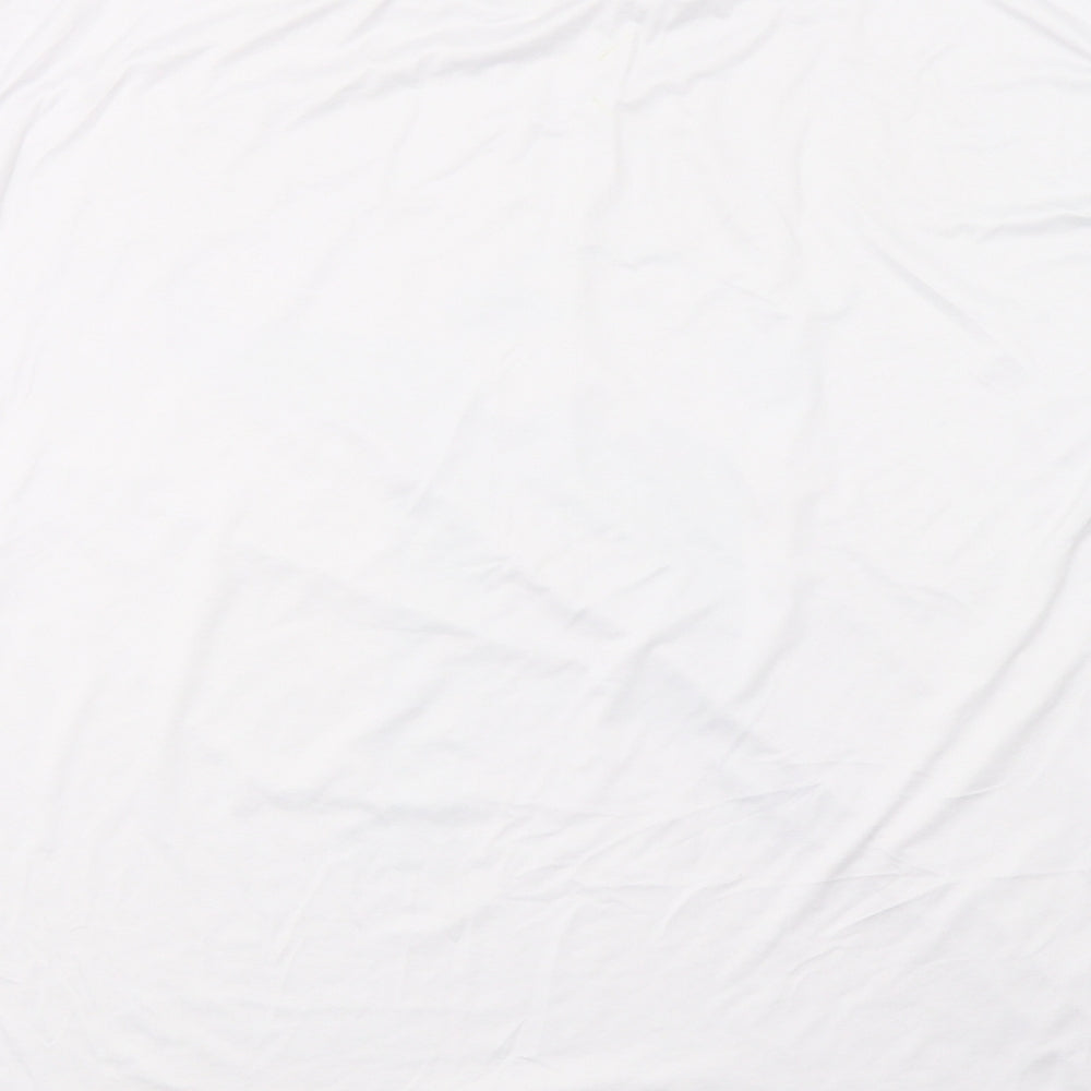 Fever Logic Womens White   Basic T-Shirt Size L  - Panda