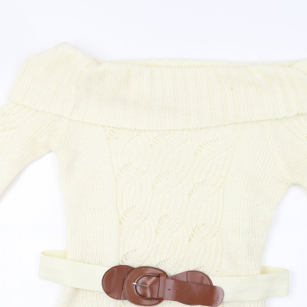 Select Womens Ivory   Jumper Dress  Size 16