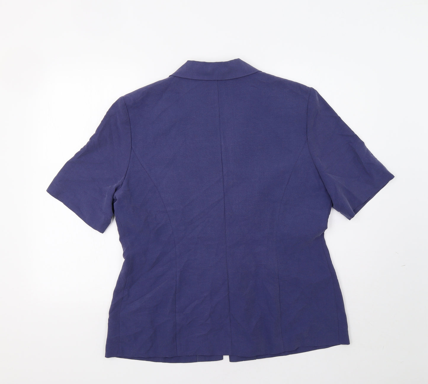 Warp+Weft Womens Blue   Jacket Blazer Size 16