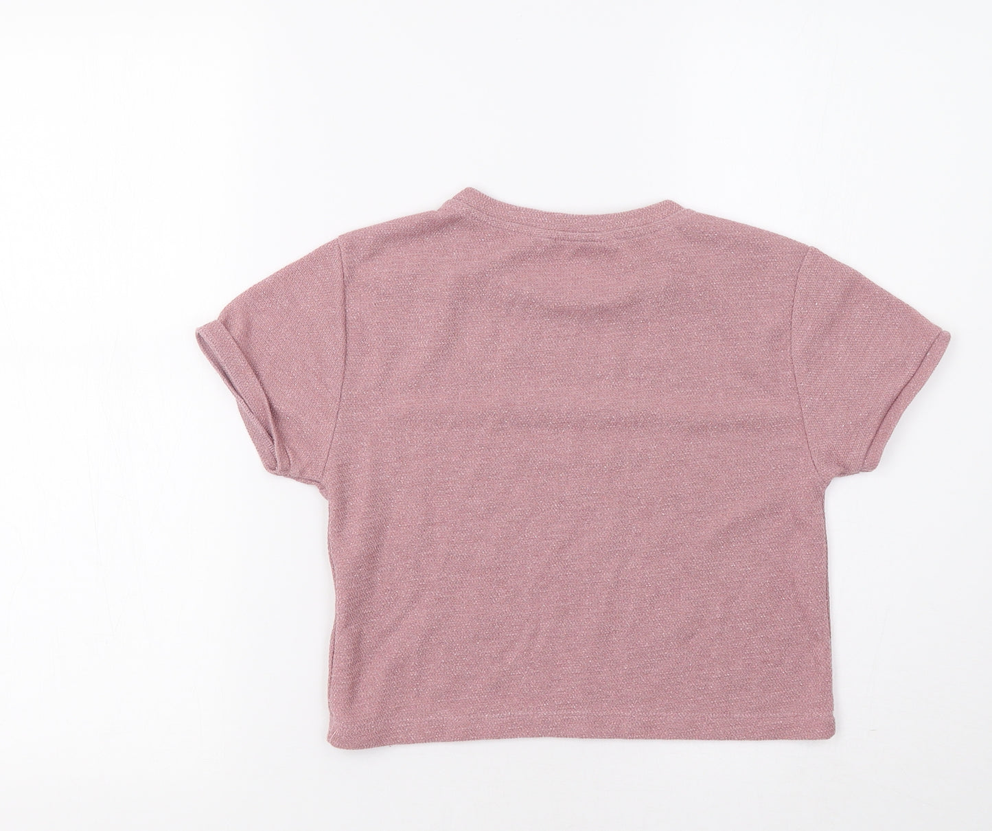 YD Girls Pink   Basic T-Shirt Size 11 Years
