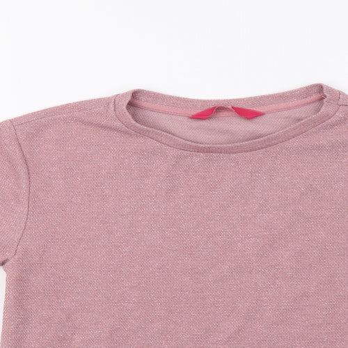 YD Girls Pink   Basic T-Shirt Size 11 Years
