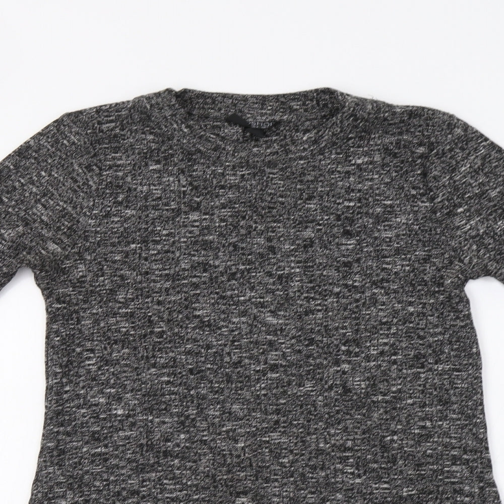 Topshop Womens Grey   Jumper Dress  Size 8