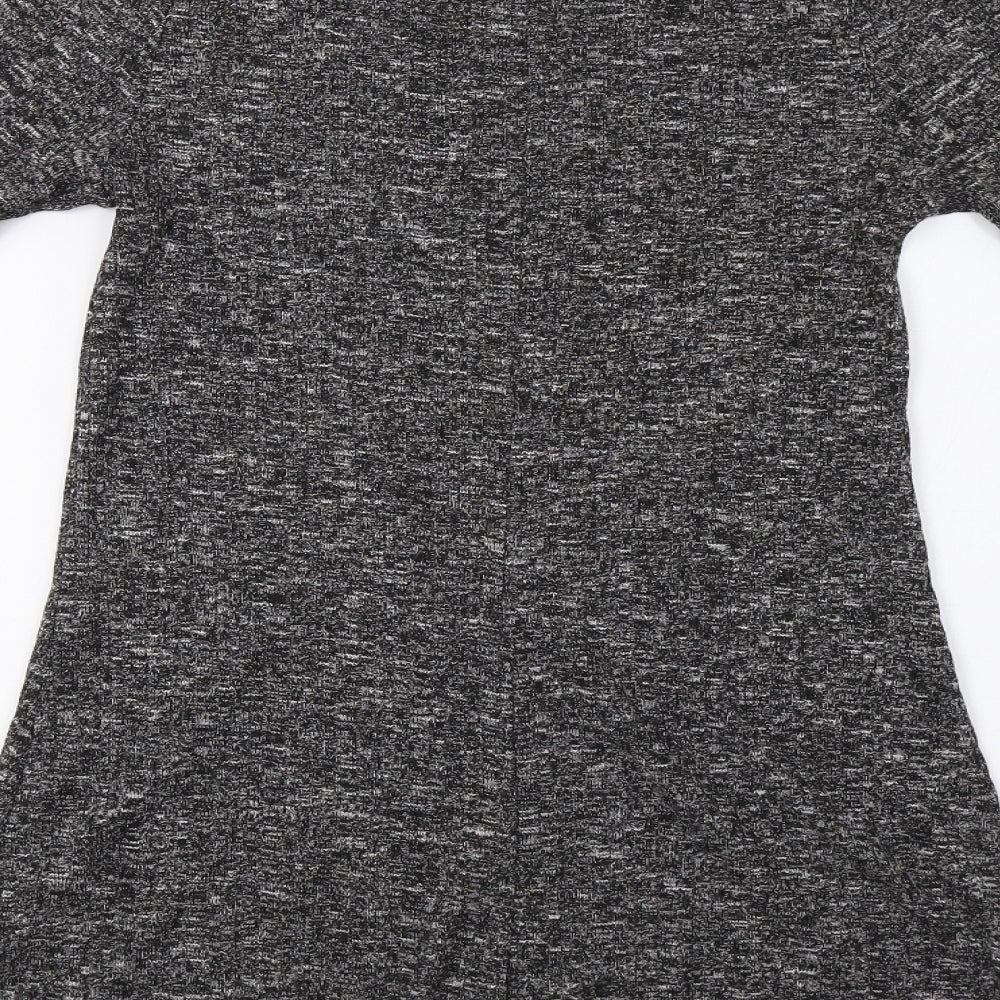 Topshop Womens Grey   Jumper Dress  Size 8
