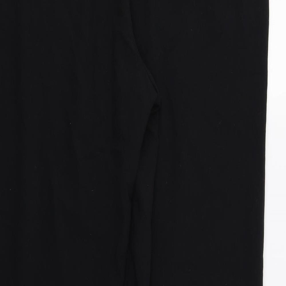 M&S Womens Black   Dress Pants Trousers Size 16 L31 in
