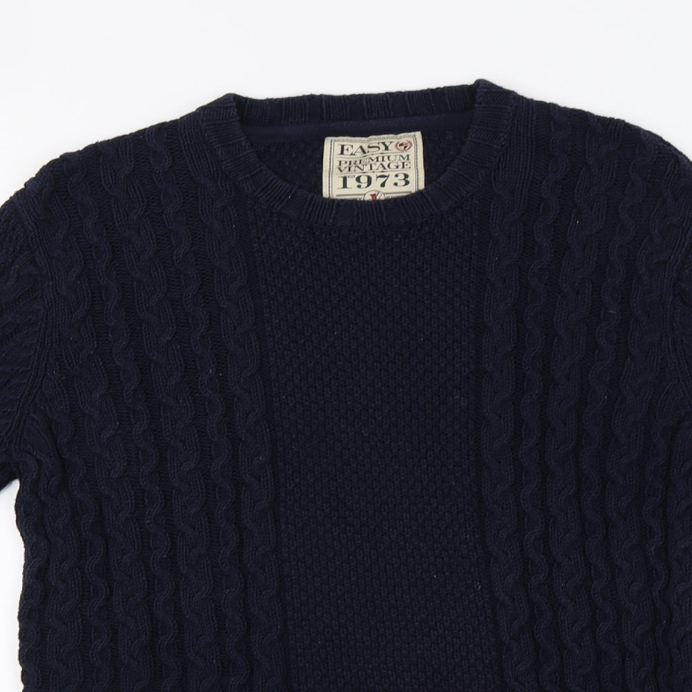 Matalan Mens Blue   Pullover Jumper Size L