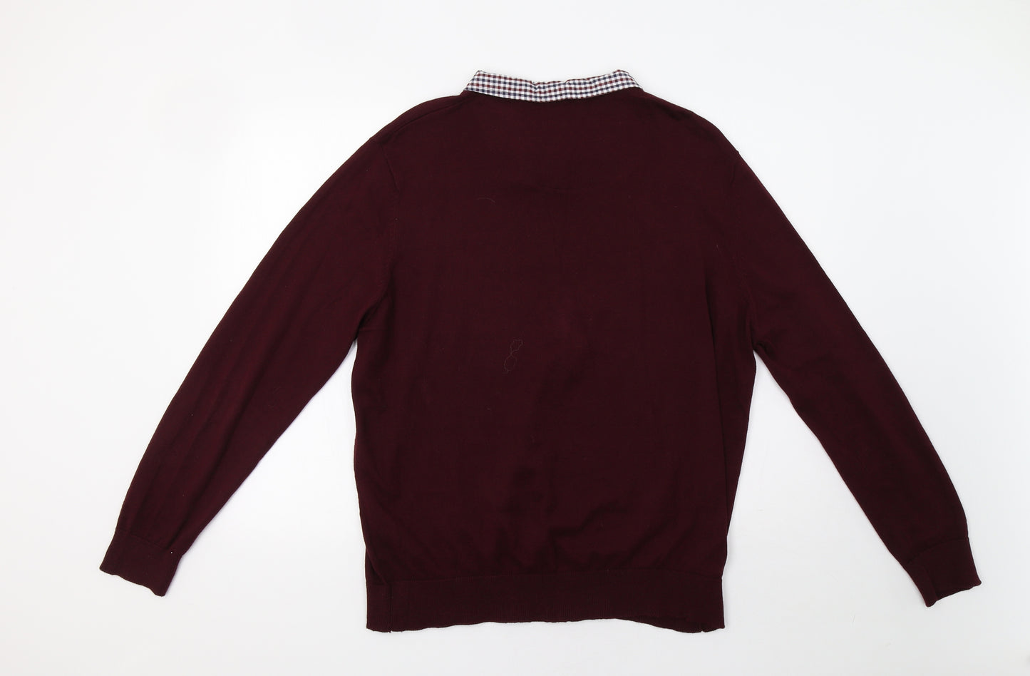 Studio Mens Red   Pullover Jumper Size XL