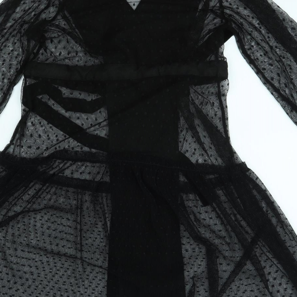 lost ink Womens Black    Coat Size 8