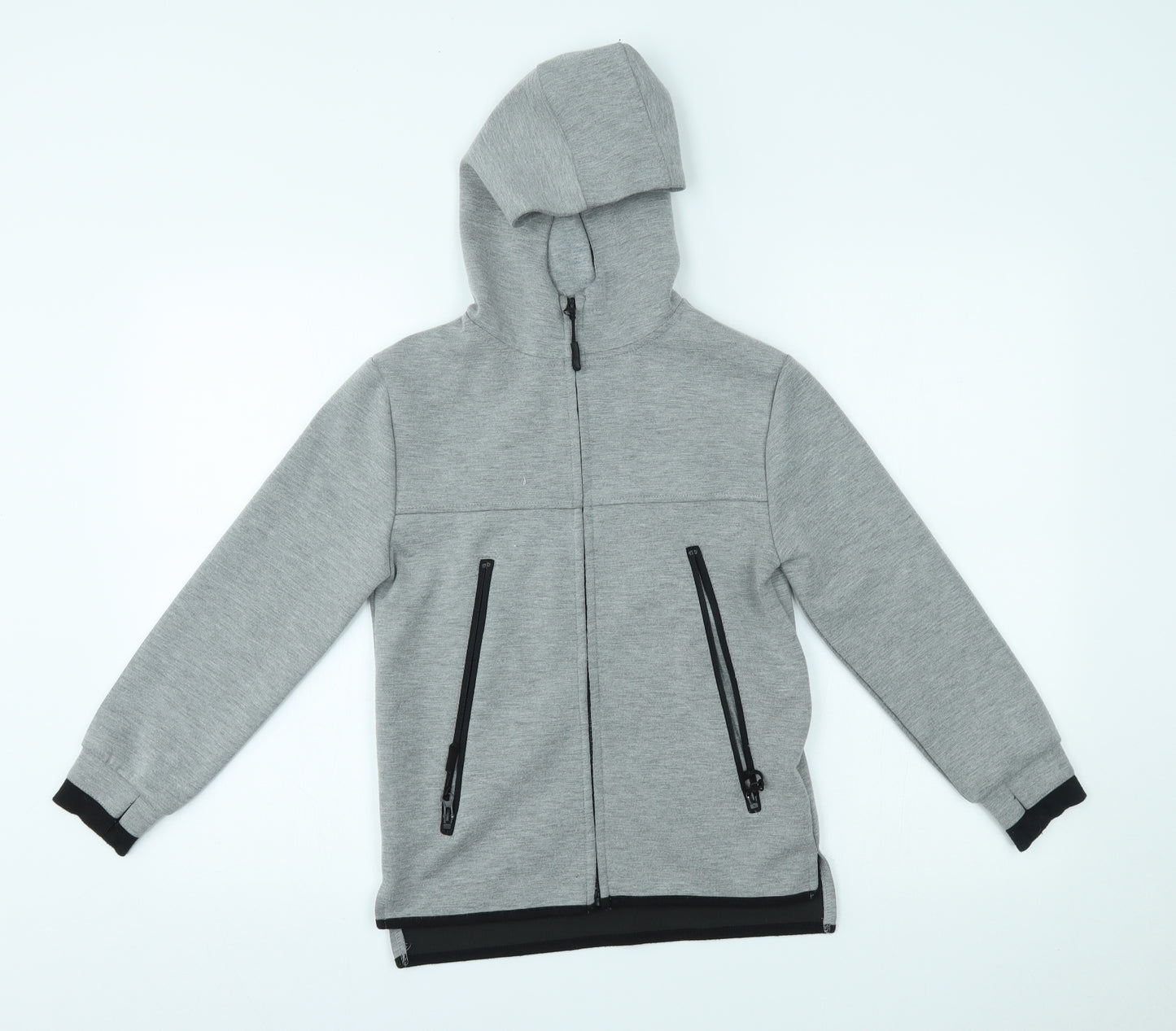 Primark Boys Grey   Full Zip Hoodie Size 9-10 Years