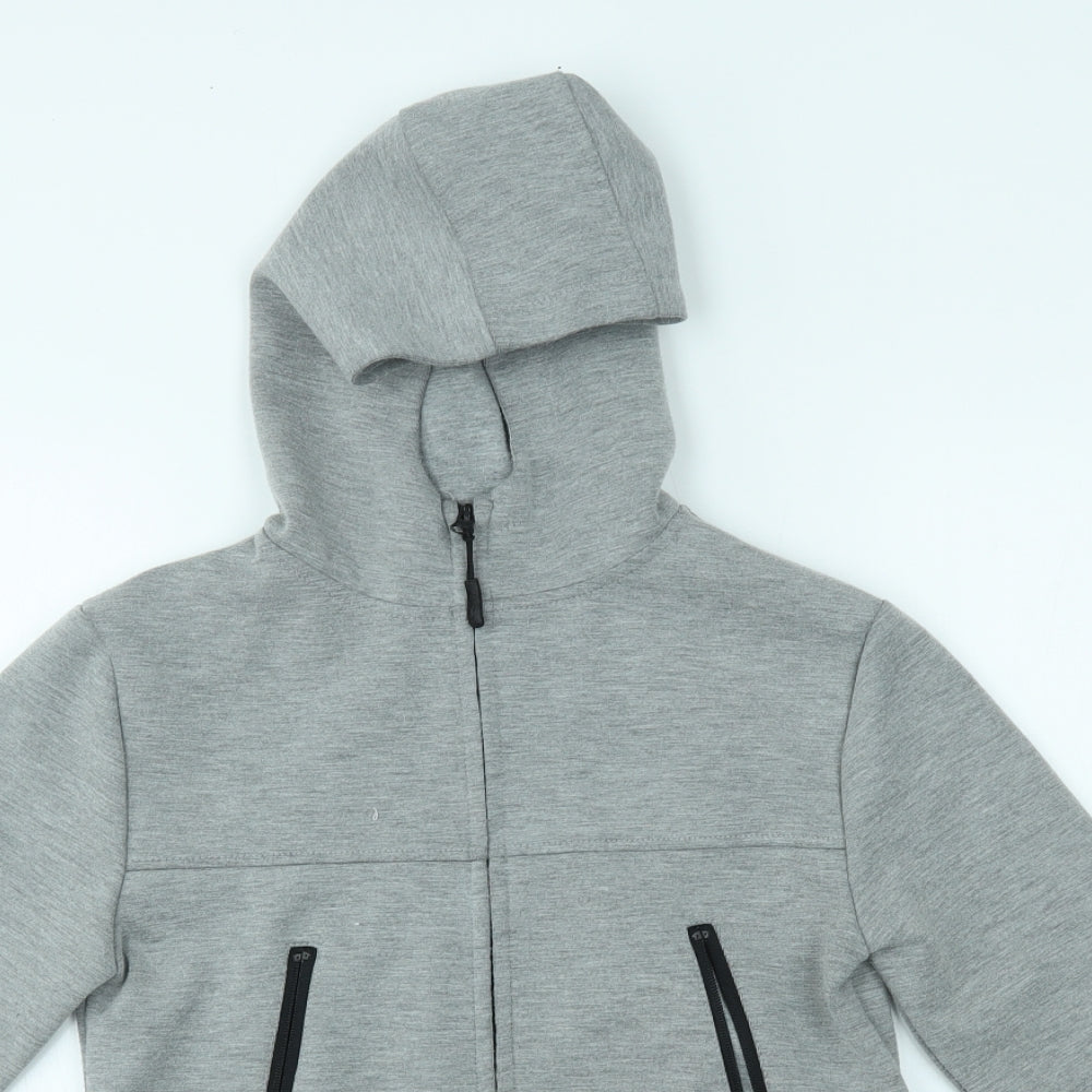 Primark Boys Grey   Full Zip Hoodie Size 9-10 Years