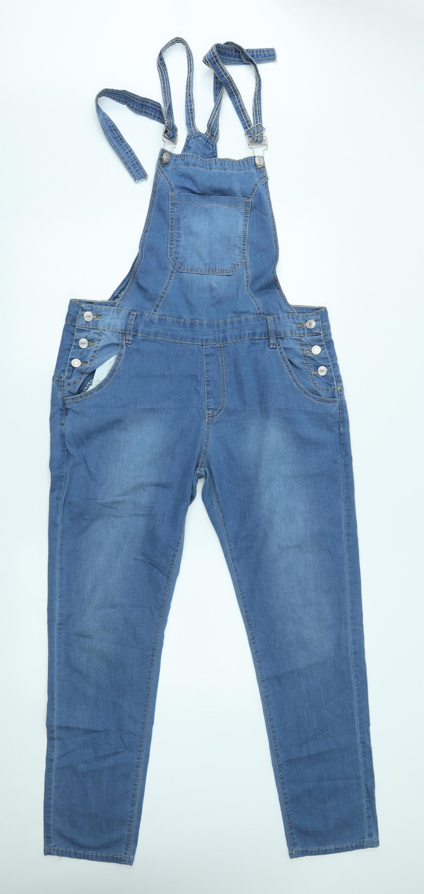 Preworn Womens Blue   Dungaree One-Piece Size XL