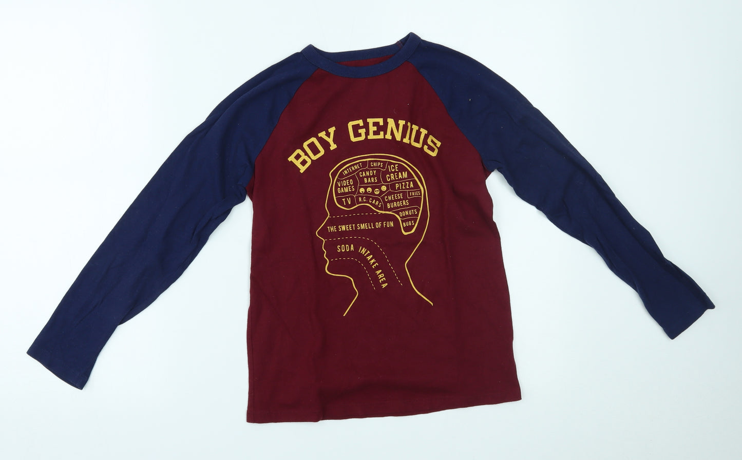 Gap Boys Red   Basic T-Shirt Size 8 Years  - boy genius