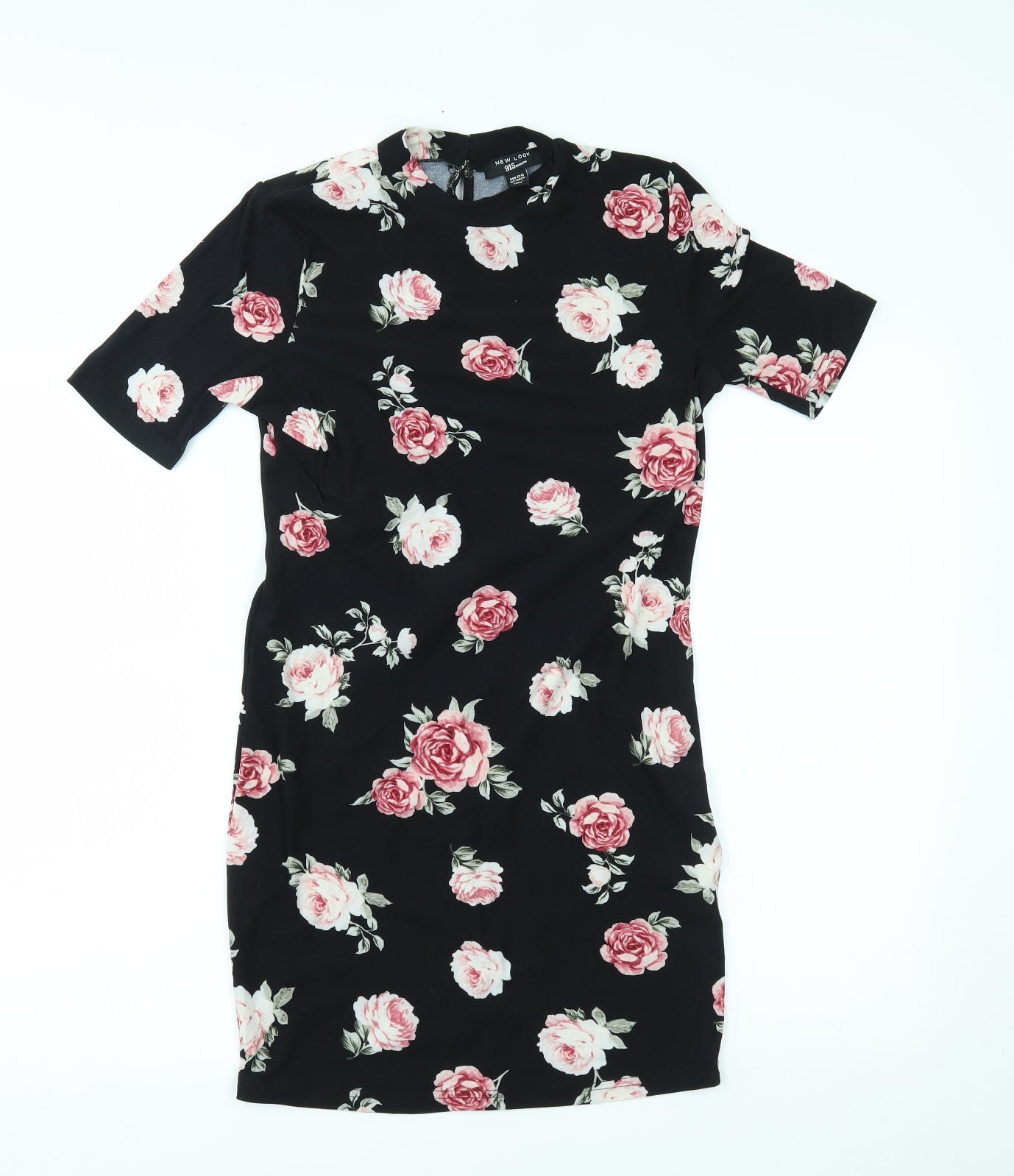 New Look Girls Black Floral  Ball Gown  Size 12-13 Years