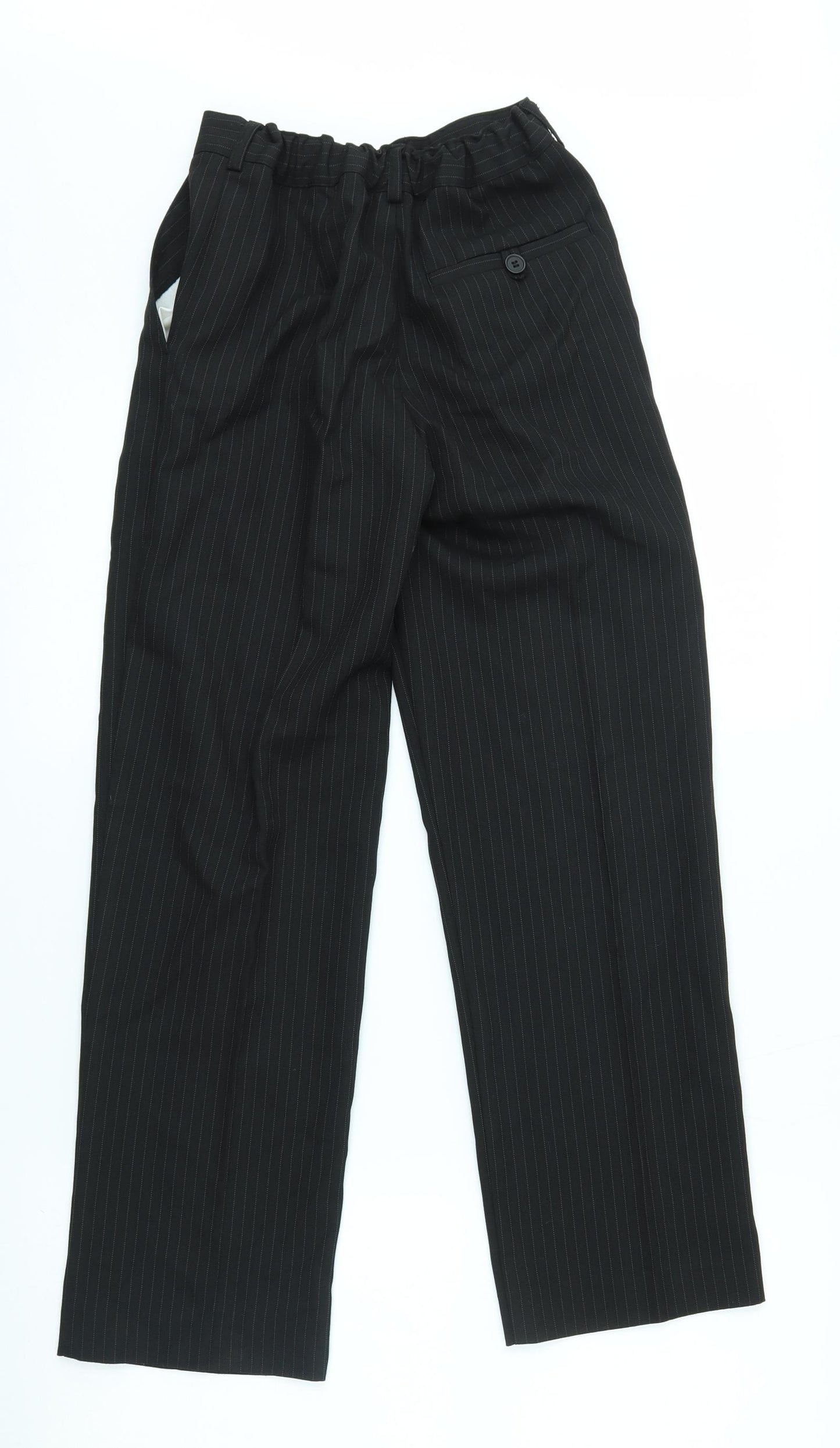 Flipback Boys Black   Chino Trousers Size 11 Years