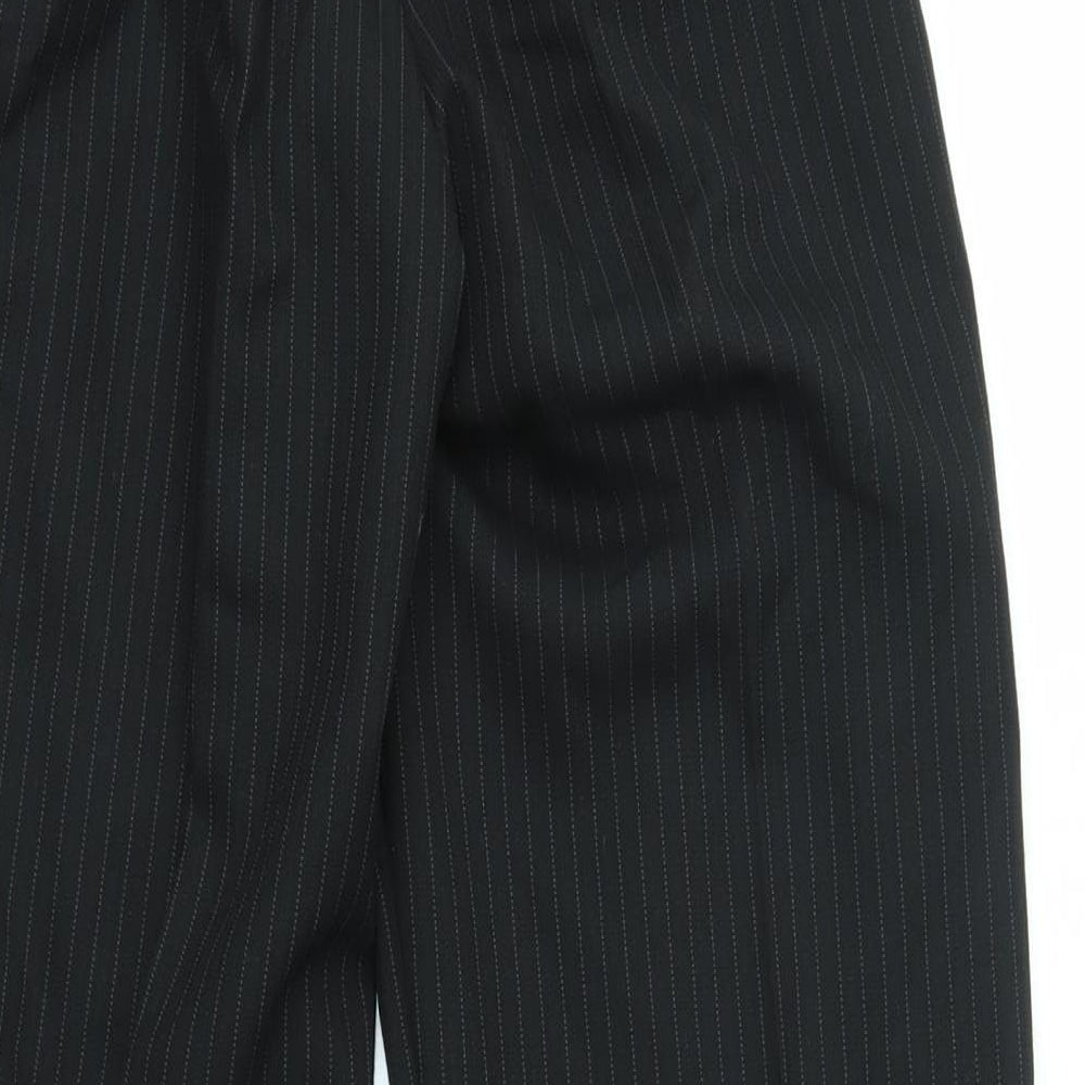 Flipback Boys Black   Chino Trousers Size 11 Years