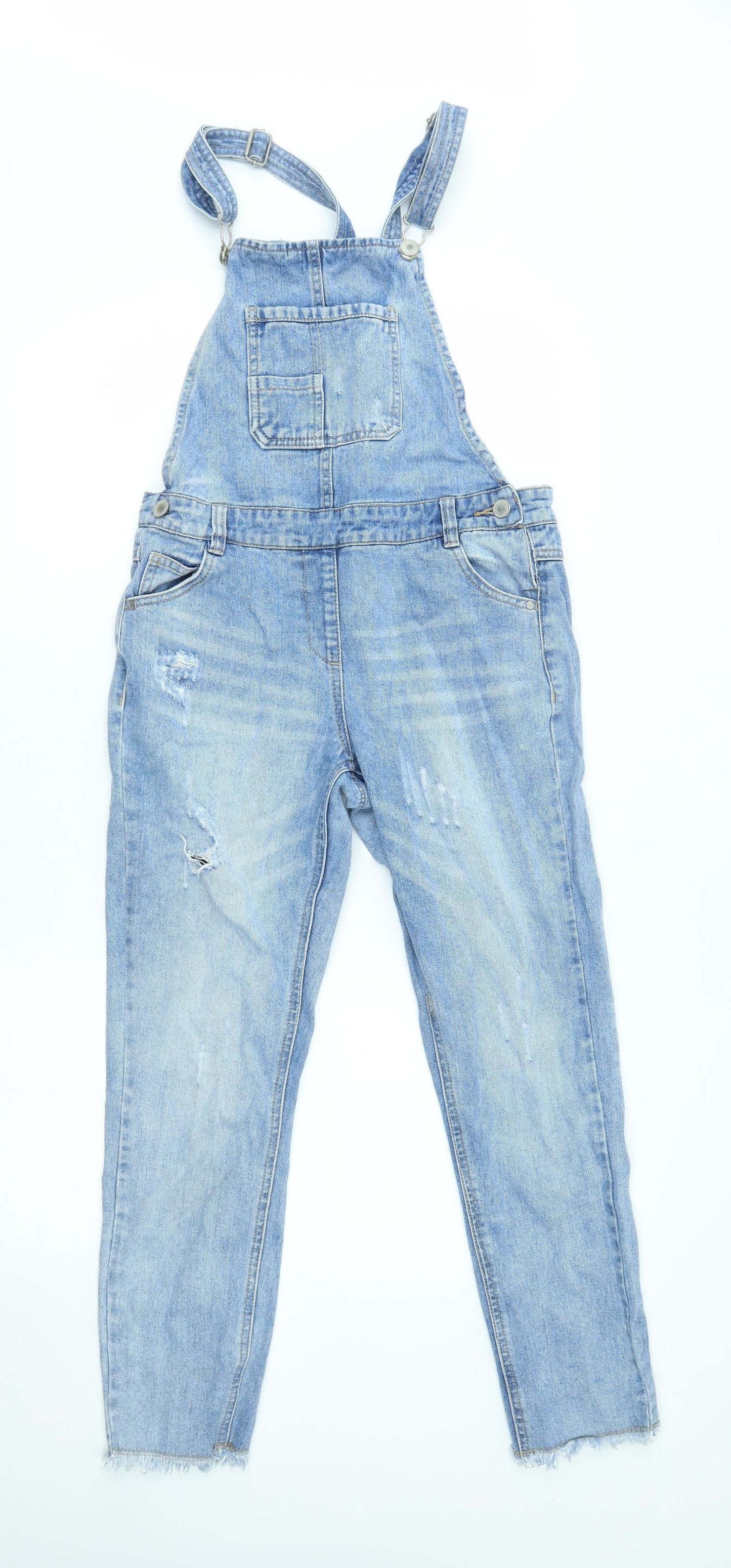 mext Girls Blue   Dungaree One-Piece Size 13 Years
