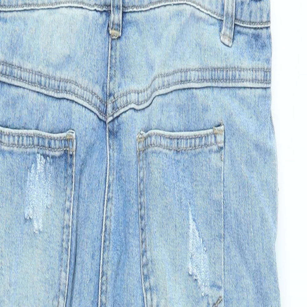 mext Girls Blue   Dungaree One-Piece Size 13 Years