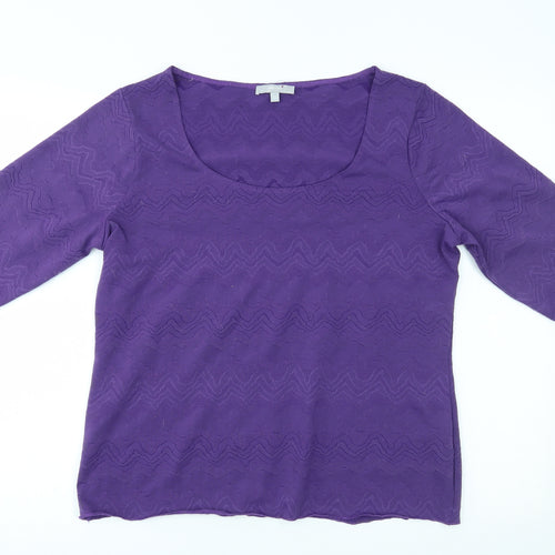 M&S Womens Purple   Pullover Jumper Size 16