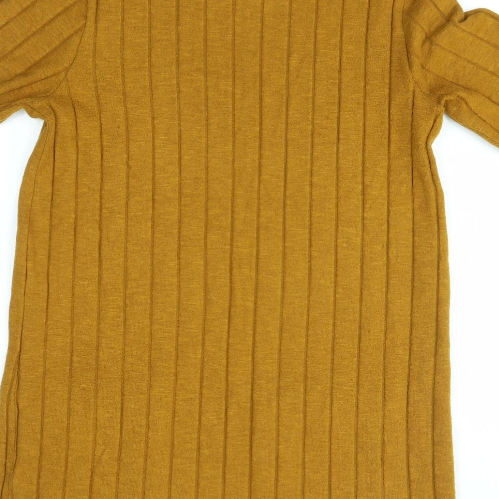 F&F Womens Gold   Tunic Jumper Size 8