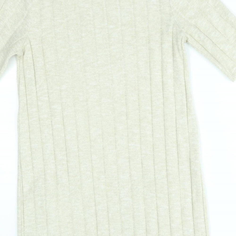 F&F Womens Beige   Tunic Jumper Size 8