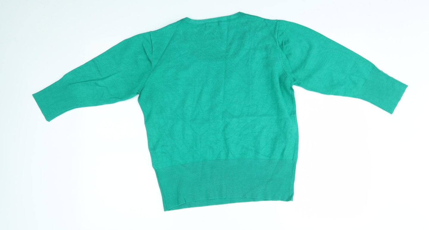 Roman Womens Green   Pullover Jumper Size 14