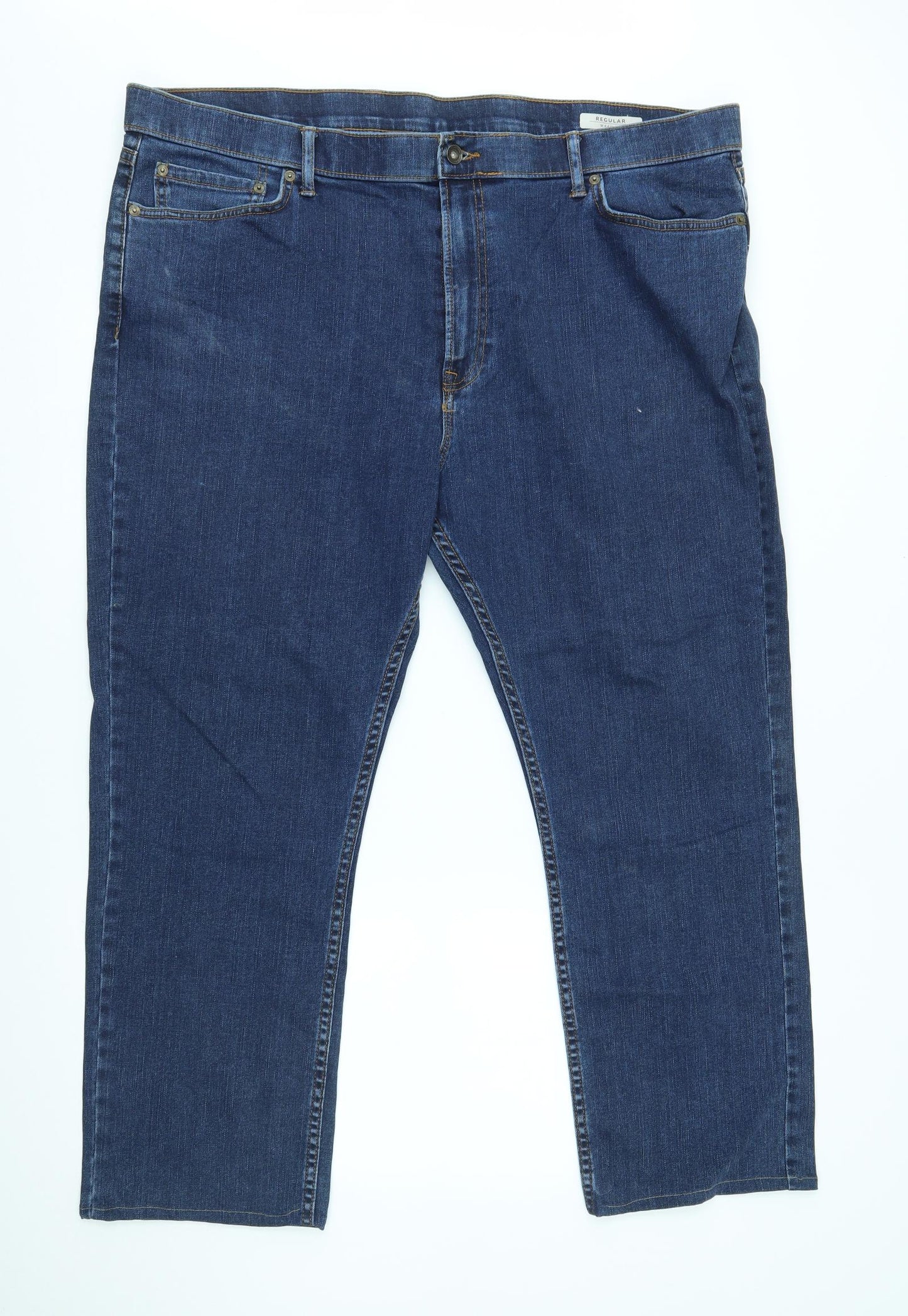 M&S Mens Blue   Straight Jeans Size 44 L29 in