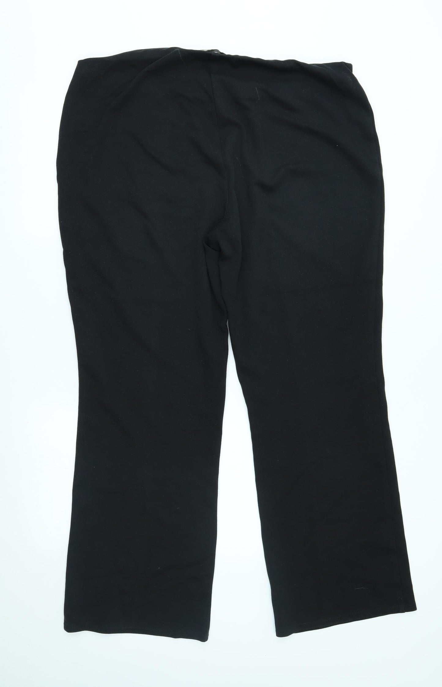 M&S Womens Black   Trousers  Size 20 L30 in