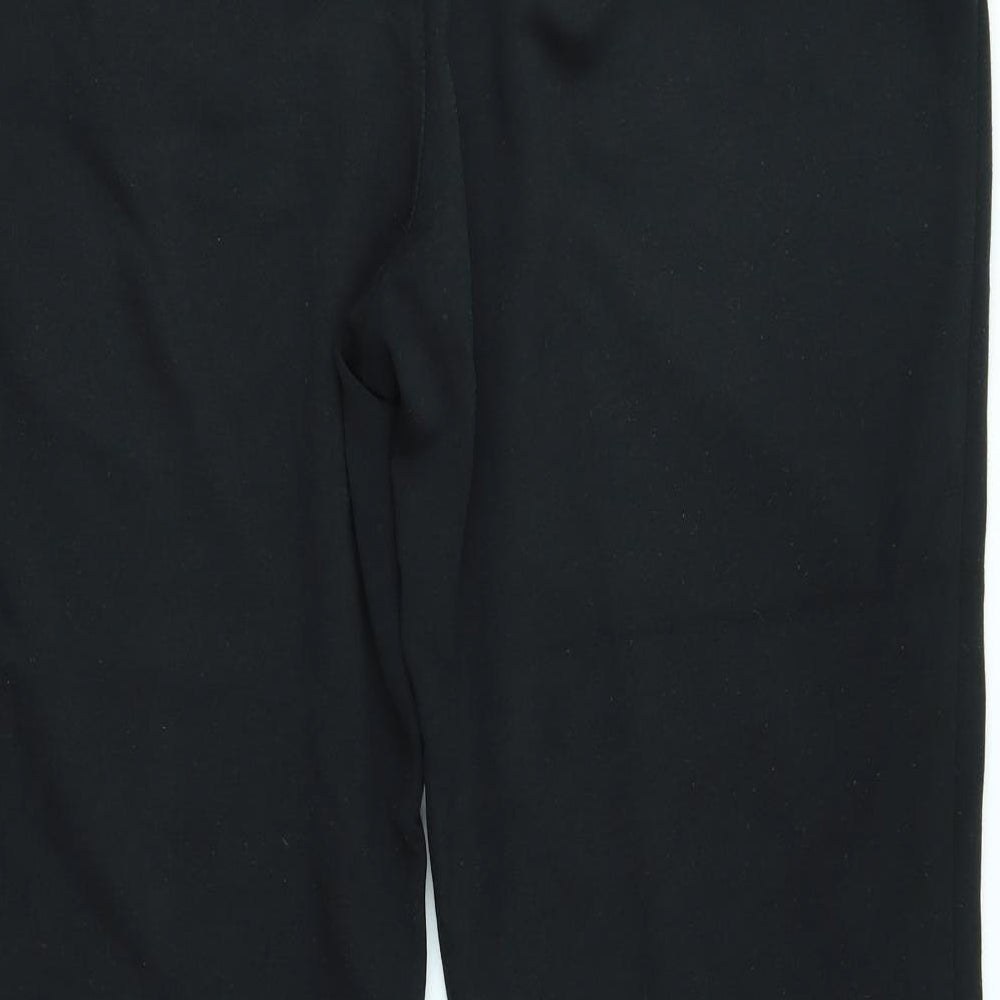M&S Womens Black   Trousers  Size 20 L30 in