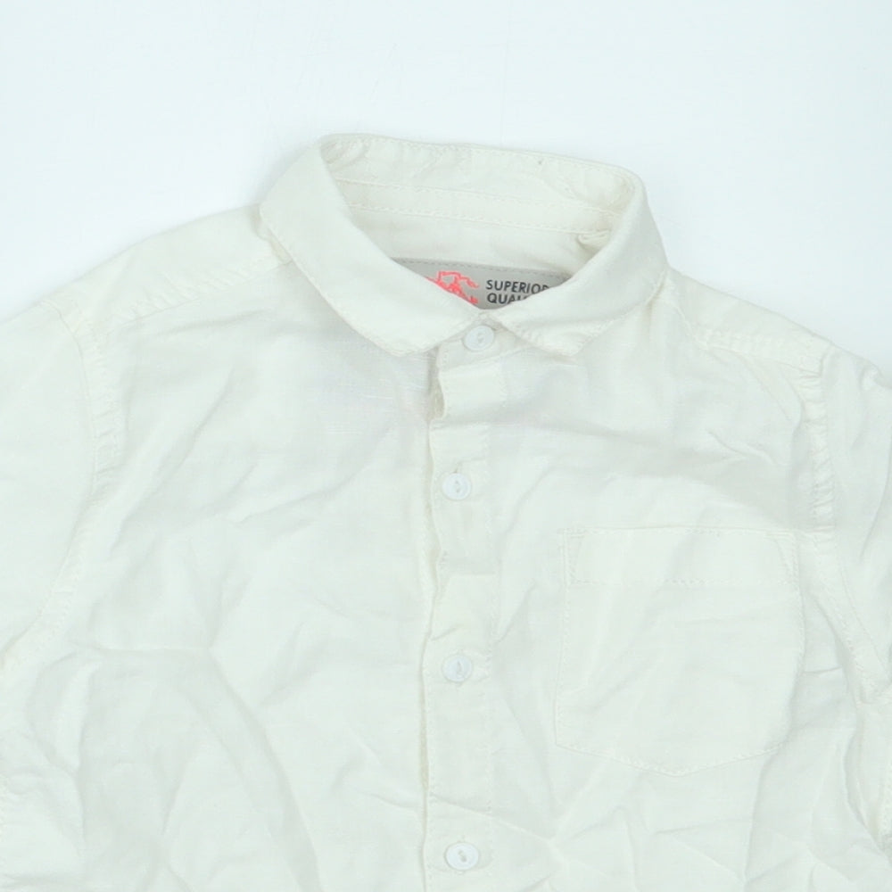 NEXT Boys White   Basic T-Shirt Size 3 Years