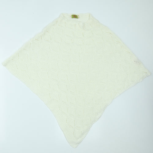 N and willow Womens Ivory    Poncho One Size
