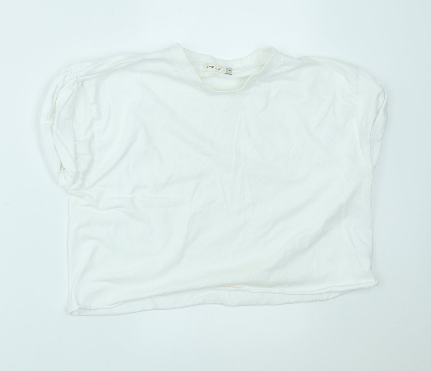 River Island Womens White   Basic Blouse Size 8