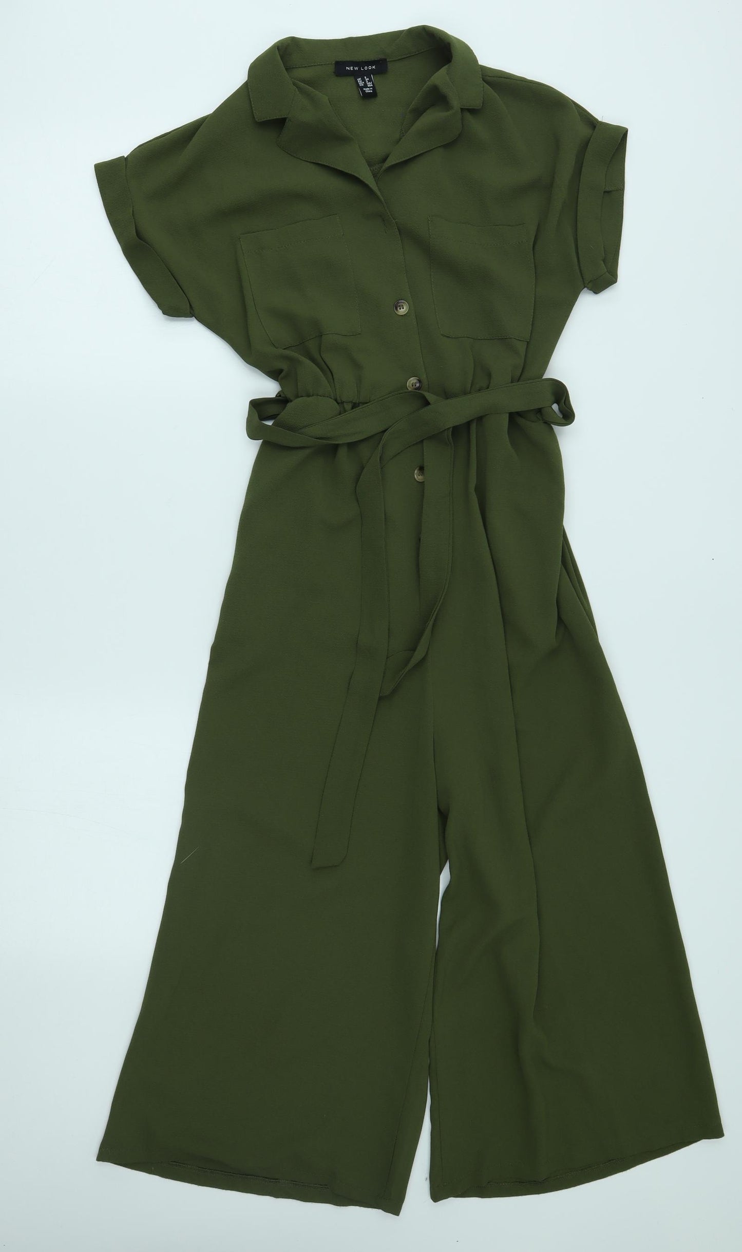 New Look Womens Green   Jumpsuit One-Piece Size 6 L17 in -