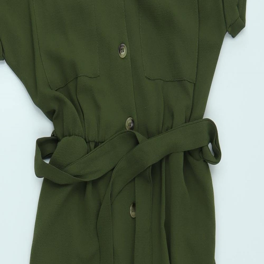 New Look Womens Green   Jumpsuit One-Piece Size 6 L17 in -